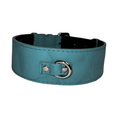 Load image into Gallery viewer, The Tiffany Collection Turquoise Embossed Croc Leather Collar by Allysa Payne Beverly Hills