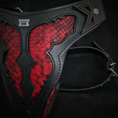 Load image into Gallery viewer, The ''Red Dragon'' harness - Pet Collars & Harnesses from Bestia Dog Gear