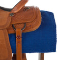 Charger l'image dans la visionneuse de la galerie, Mayatex San Juan Solid Royal Blue New Zealand Wool Saddle Blanket 36 By 34 Inches Drop Premium Quality by Mayatex