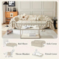Load image into Gallery viewer, Premium Chaise Lounge Couch Cover by topspet, waterproof extra large 180×300 cm beige geometric sofa cover