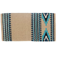 Bild in Galerie-Betrachter laden, Mayatex Risen Saddle Blanket Silver Rose 34x36 100 Percent NZ Wool by Mayatex