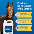 Bild in Galerie-Betrachter laden, Farnam Endure Sweat-Resistant Fly Spray for Horses Water-Based 14-Day Protection Gallon by Paw and Tail Supply
