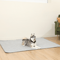 Cargar la imagen en la vista de la galería, PupChill Cooling Waterproof Blanket Arctic Grey by Paw.com; gray pet mat with two dogs lounging.