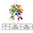 Bild in Galerie-Betrachter laden, Non-Toxic Eco-Friendly Wood Parrot Nibble Toy With Colorful Beads by Sell My Stuff