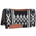 Load image into Gallery viewer, Mayatex Phoenix Contoured Blanket Top Felt Saddle Pad 38x34 Black by Mayatex