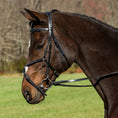 Load image into Gallery viewer, Henri de Rivel Pro Mono Crown Raised Figure Eight Bridle with Rubber Reins - from JPC Equestrian