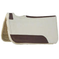 Bild in Galerie-Betrachter laden, MT10031FBP Natural 1in 31x30 Felt Fleece Bottom Roper Saddle Pad by Mayatex