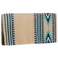 Bild in Galerie-Betrachter laden, Mayatex Risen Saddle Blanket Silver Rose 34x36 100 Percent NZ Wool by Mayatex