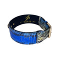 Load image into Gallery viewer, Stunning Blue Snake Classic Collar 14-19 Inch by Allysa Payne Beverly Hills