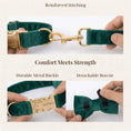 Load image into Gallery viewer, PawLuxe Green Velvet Set Custom No Pull Harness Medium And Large by DDPaws