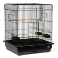 Cargar la imagen en la vista de la galería, Prevue Parrot Manor Black Metal Bird Cage - from For Animals, With Love