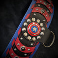 Bild in Galerie-Betrachter laden, 'Captain America'' Collar - Pet Collars & Harnesses from Bestia Dog Gear