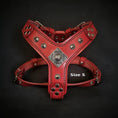 Bild in Galerie-Betrachter laden, The ''Eros'' harness red Small to Medium Size - Pet Collars & Harnesses from Bestia Dog Gear