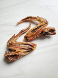 Carica l'immagine nel visualizzatore della galleria, Duck Wings ABF jerky by Naked Beasts, dried brown duck wing pieces