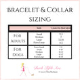 Charger l'image dans la visionneuse de la galerie, The Black Volcanic Diffuser Charm dog collar by Bark Fifth Avenue with sizing chart