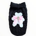 Carica l'immagine nel visualizzatore della galleria, My Fuzzy Bear Bow Knit Dog Sweater