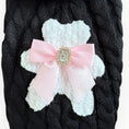 Carica l'immagine nel visualizzatore della galleria, My Fuzzy Bear Bow Knit Dog Sweater