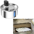 Bild in Galerie-Betrachter laden, Premium Stainless Steel Heated Cat Water Fountain With Nine Gear Base by Pet Zen
