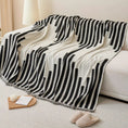 Load image into Gallery viewer, Chenille sofa cover by topspet in cream with black fern pattern
