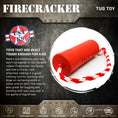 Charger l'image dans la visionneuse de la galerie, USA-K9 Firecracker Floating Training Dummy | K9 Handler Reward Toy | Red | USA Made