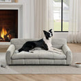Bild in Galerie-Betrachter laden, Soft and Comfortable Pet Bed for Big and Oversized Dogs - Beige by HouseOfZazla
