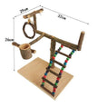Charger l'image dans la visionneuse de la galerie, Premium Solid Wood Parrot Station Frame Training Bird Shelf Stand by Sell My Stuff