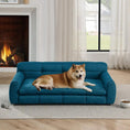 Load image into Gallery viewer, Soft and Comfortable Pet Bed for Big and Oversized Dogs - Dark Blue by HouseOfZazla