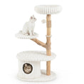 Carica l'immagine nel visualizzatore della galleria, Cat Tree by DirectDeals, 41-inch height with real wood branches and rope-wrapped scratching posts