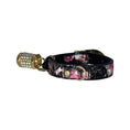 Load image into Gallery viewer, Luxury Black Snake Collar With Gold Hardware And Pink Accents by Allysa Payne Beverly Hills