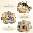 Load image into Gallery viewer, Multi-Level Solid Wood Cat Tree 48.5in with condo, scratchers, and cushioned rests by DirectDeals.