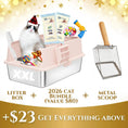 Gallery viewerに画像を読み込む, XXL 304 Stainless Steel Cat Litter Box by 4FurBaby