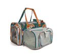 Bild in Galerie-Betrachter laden, Mr. Peanut's Gold Series pet carrier, standard size, airline compliant, prints edition with tiger print and brown trim.