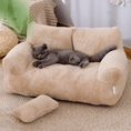 Gallery viewerに画像を読み込む, ElitePaws Premium Elevated Plush Cat Bed Warm Sofa For Small Dogs by For Animals, With Love