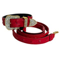 Bild in Galerie-Betrachter laden, Bella Rosso Red Swarovski Crystal Collar And Leash Set by Allysa Payne Beverly Hills