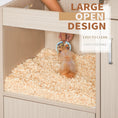 Carica l'immagine nel visualizzatore della galleria, Living World Four Tier Wood Guinea Pig Cage XL With Storage Cabinet by V.I.P Digital Presence