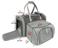 Bild in Galerie-Betrachter laden, Mr. Peanut's Gold Series Big Apple XL Expandable Pet Carrier V3.0, gray, air travel approved