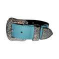 Charger l'image dans la visionneuse de la galerie, Tiffany Collection Turquoise Embossed Collar by Allysa Payne Beverly Hills