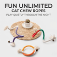 Load image into Gallery viewer, Matatabi Bead Braided Rope Cat Toy For Aggressive Chewers 70cm Cotton by Midfox