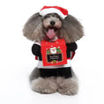 Gallery viewerに画像を読み込む, Cosplay Pet Supplies dog costume in Christmas Santa theme with Santa hat, holding red gift box