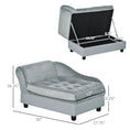 Bild in Galerie-Betrachter laden, PawHut Luxury Fancy Dog Bed for Small Dogs with Hidden Storage by HouseOfZazla