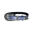 Charger l'image dans la visionneuse de la galerie, Blue Silver Snake Necklace With Italian Hardware by Allysa Payne Beverly Hills