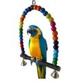 Load image into Gallery viewer, Premium Natural Wood Bird Cage Climbing Ladder Swing With Bells by Sell My Stuff