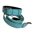 Charger l'image dans la visionneuse de la galerie, Tiffany Collection Turquoise Leather Dog Collar by Allysa Payne Beverly Hills