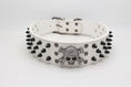 Charger l'image dans la visionneuse de la galerie, Skull Pet Collar Round Head Nail Dog Collar - from For Animals, With Love