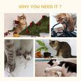 Carica l'immagine nel visualizzatore della galleria, Cattail Weave Cat Tree for indoor cats by Pear Daisy, natural cattail weave cat tower shown with multiple cats
