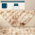 Load image into Gallery viewer, Luxurious Gradient Velvet Sofa Cover by topspet in beige gradient plush velvet
