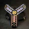Load image into Gallery viewer, The "Candy" Black Harness - Harnesses from Bestia Dog Gear