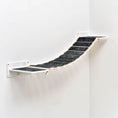 Charger l'image dans la visionneuse de la galerie, White Wall Mounted Cat Bridge Walkway 48 Inch Vertical Enrichment by Enjoy The Wood