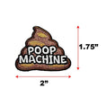 Cargar la imagen en la vista de la galería, Poop Machine Mini Morale Patch Hook Backing Vest Harness by kiloninerpets