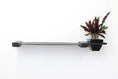 Load image into Gallery viewer, Cat Hammock Wall with Planter by Catastrophic Creations, black steel wall-mounted cat perch